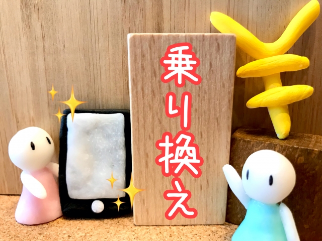 キャリアの乗り換えをイメージ